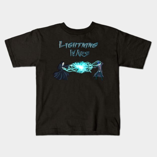 Lightning Wars Kids T-Shirt by JustGetUpTees